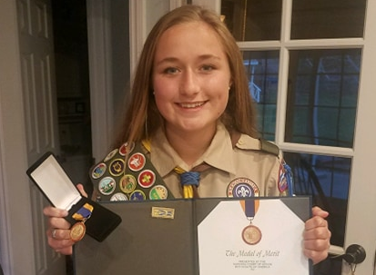 Leah Jo Maloney eagle scout